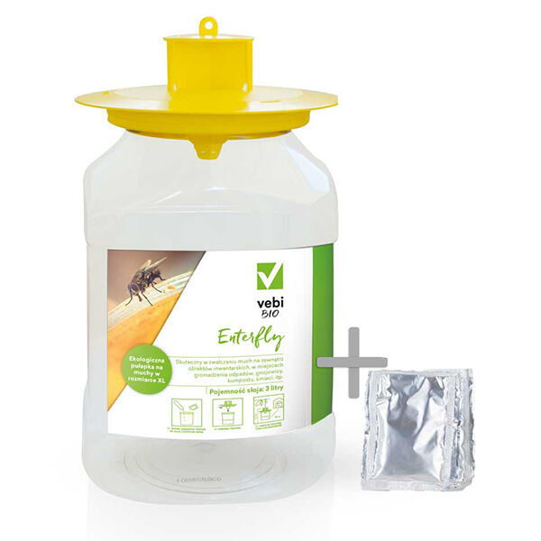 новый инсектицид ENTERFLY pułapka na muchy wielekrotnego użytku 3l