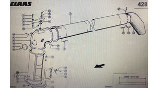 патрубок для зерноуборочного комбайна Claas  Lexion 580