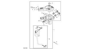 подрулевой переключатель Moduł RE306839 для трактора колесного John Deere  8345R