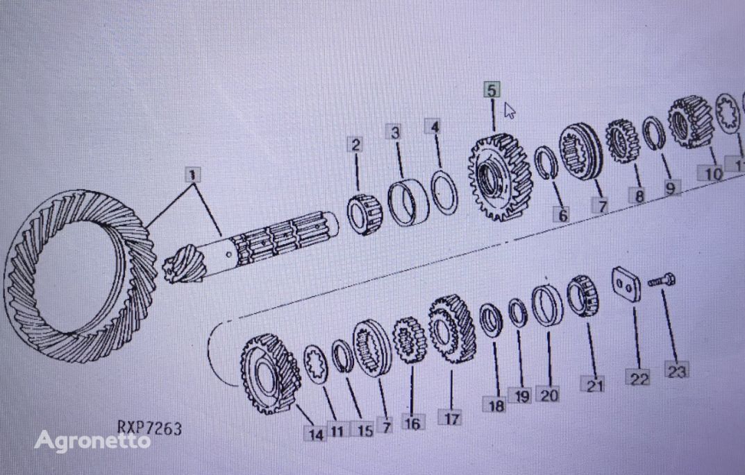 tryb John Deere AR102081 для трактора колесного John Deere 4555/4755/4955